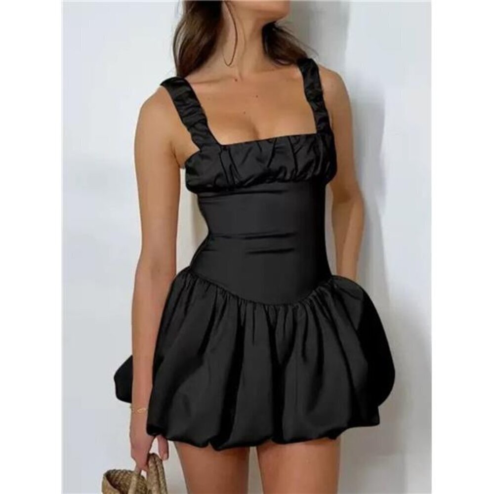 Bubble Hem Mini Dress - Picture 9 of 11